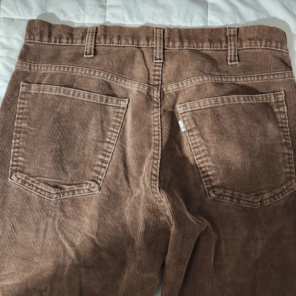 Vintage Levi's Brown Courdroys 70s - Picture 7 of 8